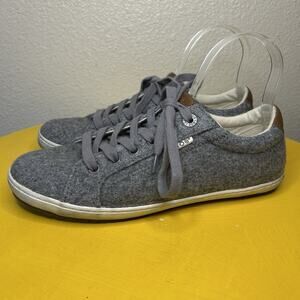 Taos Star Burst Shoes Gray Wool Comfort Casual Walking Sneakers Women’s Size 9